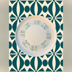 Vintage MCM Taylor Smith Colorcraft Dinner Plate
